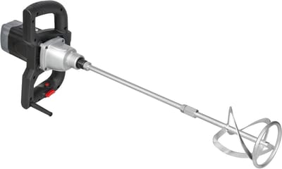 Roerwerk Elektrisch - Mengkraan Mortelmixer - Materialen Mengen - Krachtige 850 Watt Motor - 120 mm - Grijs