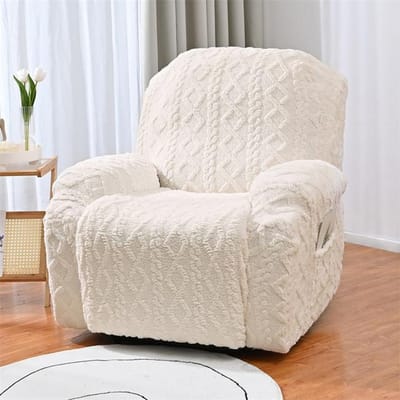 Verdikte Pluche Fauteuil Bankhoes Zacht Fluweel Lazy Boy Stoelhoezen Bankmat Antislip Bankhoezen Voor Woonkamer Dekens 1 Seat