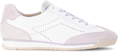 GABOR DAMES SNEAKERS BEIGE 83.432.13 VELOUR/NAPPA/SPACE FLIEDER/LATTE COMBI MAAT 38