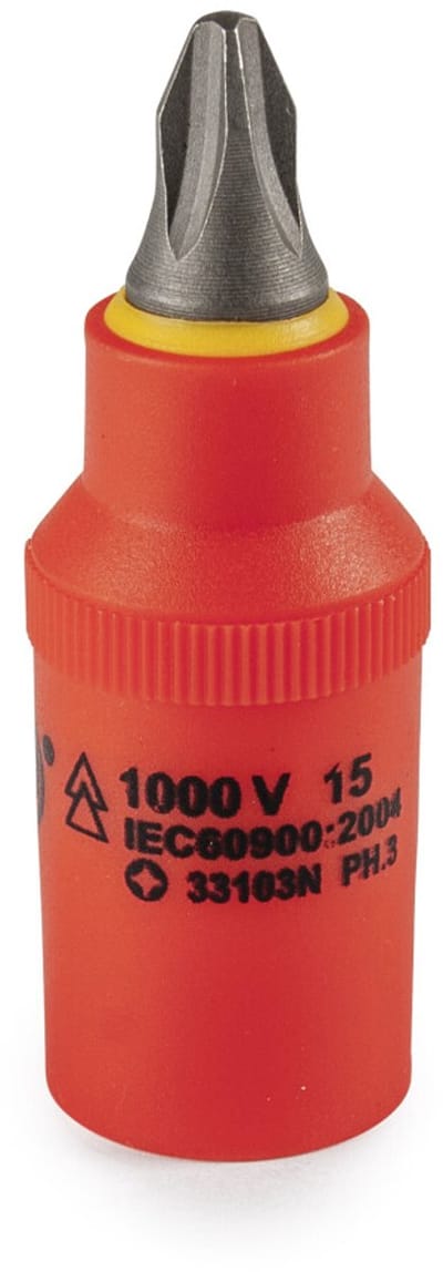 3/8'' Phillips Dop/bit, geïsoleerd 1000V