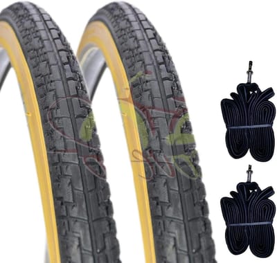 Fietsbanden Set - Banden en binnenbanden - Stadsfiets - Butyl binnenbanden - 700x32mm - Zwart