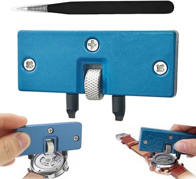 Watch case opener kit voor het vervangen van batterijen en openen van horlogekappen met precisietangen