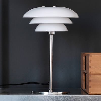 Dyberg Larsen Tafellamp Dl20 Opal Led 20 X 30 Cm G9 5w Wit