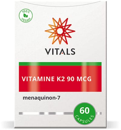 Vitals - Vitamine K2 90mcg - 2 x 60 capsules - Voordeelverpakking