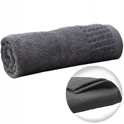 DrBED - Badhanddoek - 70x140 cm - Gris - Zacht en Absorberend