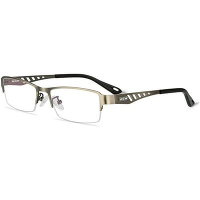 Lunettes de soleil anti-UV à monture demi-cadre sensibles à la lumière pour la vue de loin Carrées Lunettes pour hypermétrope Loupe 0 +25 +50 +75 Jusqu'à +600 4.5