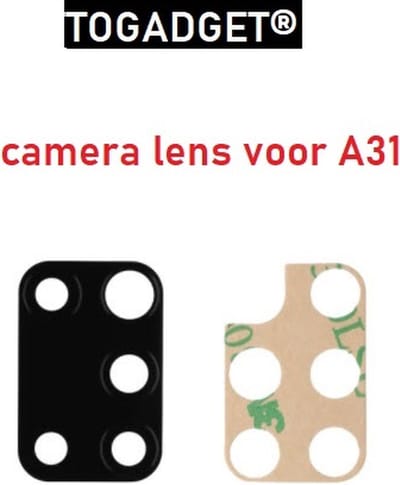 Samsung Galaxy A31 camera lens  - Back camera lens cover - Achtercamera / Rear camera glazen lens voor Samsung Galaxy A31