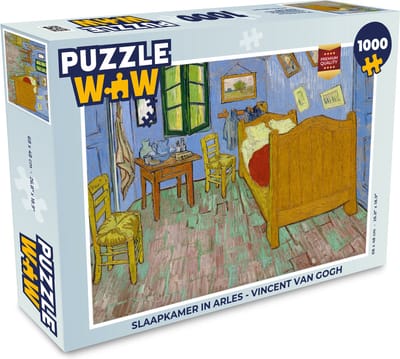 Puzzel Slaapkamer in Arles - Vincent van Gogh - Legpuzzel - Puzzel 1000 stukjes volwassenen