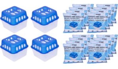 Benson clean vochtopnemers - 4 stuks - inclusief 16 navullingen van 400 gram