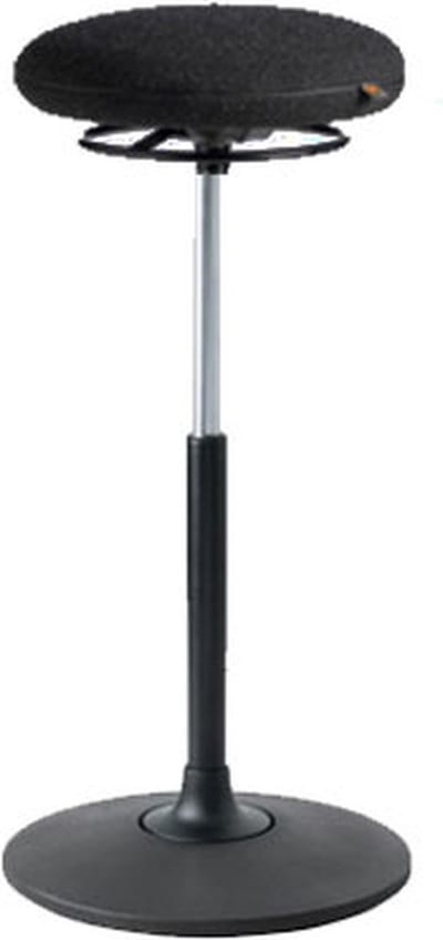 Steady - Ergonomische werkkruk - Zit sta kruk - Blazer Zwart (Fair Furniture Group – Nederlands Familiebedrijf)