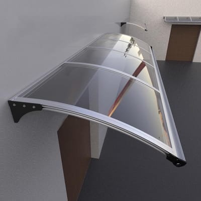 Deurluifel - Regenkap - Bescherming Buitendeur - Hoge Draagkracht - 100x240cm - Transparant