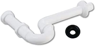 kör4u Buis geursluiting sifon kunststof 1 1/4 inch x 32 mm, rubberen manchet, rubberen nippel voor afvoerpijp 50 x 32 mm