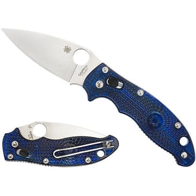 Spyderco Zakmes Manix 2 Lightweight Translucent Blue CTS BD1 PE