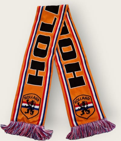 HD sjaal embleem oranje Rood Wit Blauw | WK 2026| Nederlandse Elftal Sjaal | Holland Souvenir