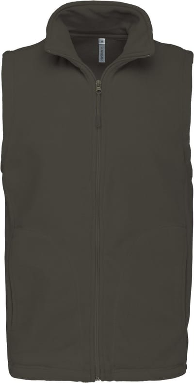 Kariban Bodywarmer van microfleece heren K913 - Green Olive - 5XL