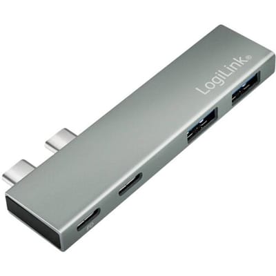 LogiLink UA0399 USB-C dockingstation Geschikt voor merk (dockingstation): Apple USB-C Power Delivery