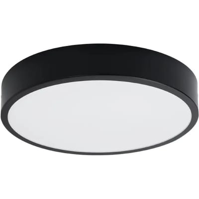 Sollux Lighting Plafondlamp Onyx - 6x40x40cm - LED - zwart - aluminium