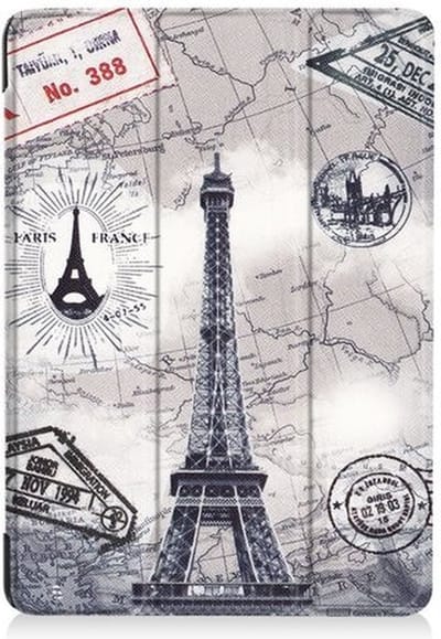 Hoes geschikt voor Apple iPad 10.2 inch 2019 / 2020 hoes Smart Tri-Fold Hoesje - Eiffeltoren Print