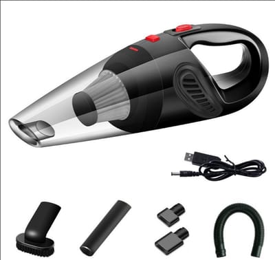 4-in-1 Draadloze Handstofzuiger – Oplaadbaar via USB – Hoge Zuigkracht 8.500 Pa – 120W – Draagbare Stofzuiger – Geschikt voor Kantoor, Huis, Auto, Buiten, Huisdieren