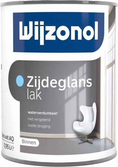 Zijdeglans op waterbasis - 1 liter