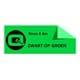 Brother TZe-721 tape zwart op groen 9mm x 8m (huismerk)