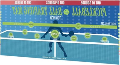 Pickleball Trainingsbord - Oefenplank Pickleball - Pickleball Vaardigheden Verbeteren - Draagbaar en Veelzijdig - 35x22 cm - Blauw