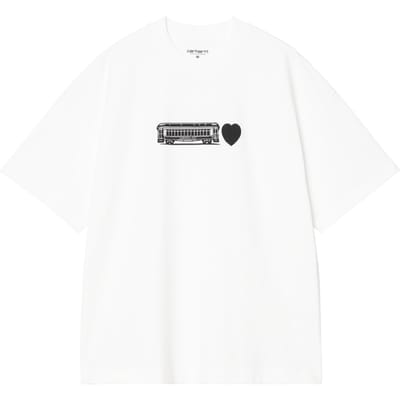 Carhartt Deconstructed Label T-shirt Wit