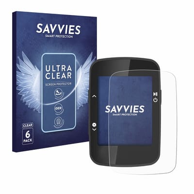 Savvies - Screenprotector voor CooSpo BC26 - Folie Beschermfolie transparant 6 Stuks