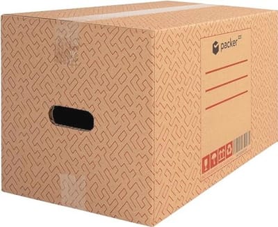 Robuste verhuis- en opbergdozen met handgrepen - 20 stuks, 430 x 300 x 250 mm