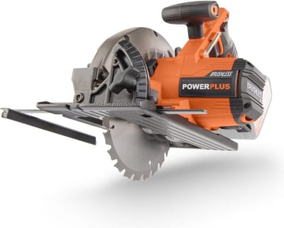 Dual Power accu cirkelzaag POWDP25200 - 20V gereedschap, Ø165mm - zonder accu en lader - met 1 acc.