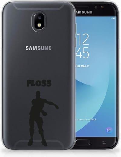 Samsung Galaxy J7 2017 | J7 Pro Telefoonhoesje met Naam Floss