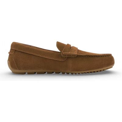 Tamaris Heren Bruine Suède Mocassin Loafers Casual Schoenen