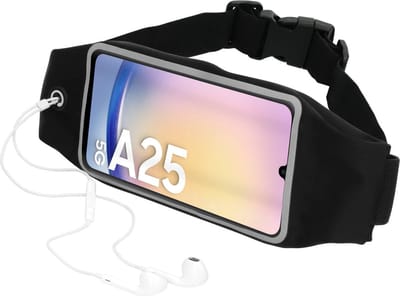Mobiparts Comfort Fit Sport Belt geschikt voor Samsung Galaxy A25 - Zwart