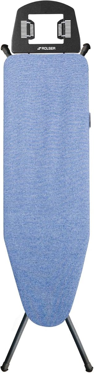 Strijkplank - Strijktafel - Kreukvrij Kleding - Stoomdoorlatend - 120x38 cm - Natuurlijk Blauw