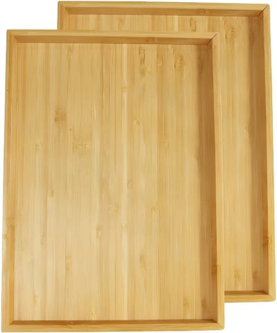 KAD® Schootkussen Dienblad - 2 Stuks - Schootdienblad - Schootkussen - Bruin - 35cm x 23cm x 2cm