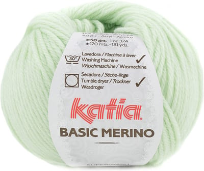Katia Basic Merino - 85 mintgroen - Wol/Acryl Garen