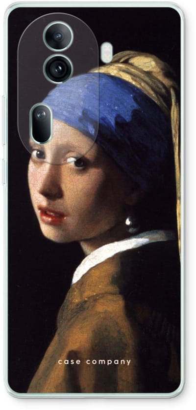 Case Company® - Hoesje geschikt voor Oppo Reno 11 Pro hoesje - The Pearl Earring - Soft Cover Telefoonhoesje - Bescherming aan alle Kanten en Schermrand