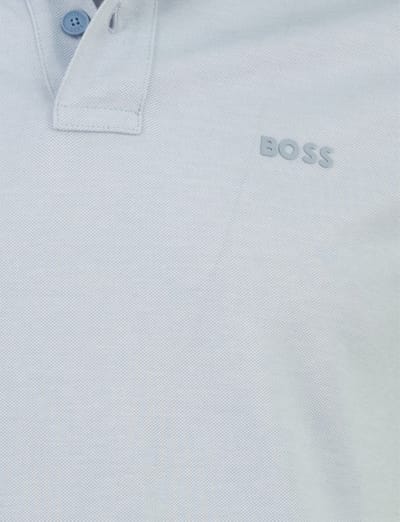 Lichtblauw poloshirt Boss Orange Peoxfordnew 2-knoops