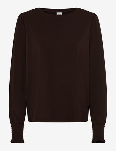 Brax Dames Shirt  Style CAITLIN L brunette, donkerbruin, maat 34