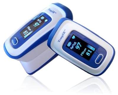 Digitale Vingerpulsoxymeter voor Bloedzuurstof- en Polsmeting - SPO2 - Geschikt voor Volwassenen en Kinderen - Sportgebruik - Betrouwbare Monitor met Alarm