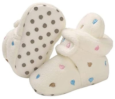 Warme Baby Fleece Booties voor Pasgeborenen - Zachte en Comfortabele Slippers voor Winter