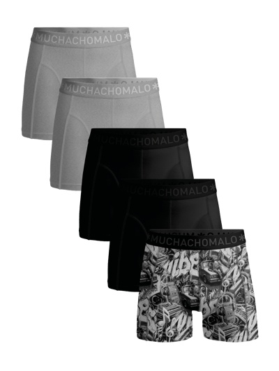 Muchachomalo – Boxershort Heren – 5 Pack – Katoenen Ondergoed – Normale Lengte – Onderbroeken Heren – Boxershorts