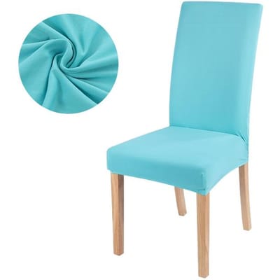 1 /2 /4 /6 -Stuks Elasticiteit Stoelhoezen Voor Eetkamer Effen Kleur Stoelhoes Zetel Hoes Voor Eetkamerstoel Wasbaar Afneembaar 2-Pcs