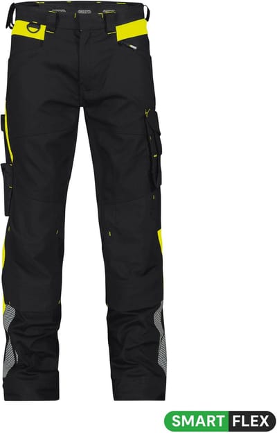 Werkbroek met stretch en kniezakken