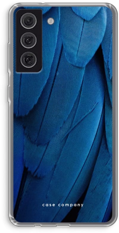 Hoesje geschikt voor Samsung Galaxy S21 FE hoesje - Pauw - Soft Cover Telefoonhoesje - Bescherming aan alle Kanten en Schermrand