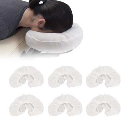 Dailygoods- Hoofdsteunhoes U-vorm - 50 Stuks - Ademend - Niet-geweven Stoffen - Hoge Elasticiteit - Comfortabel Gebruik - Gezichtssteunhoes