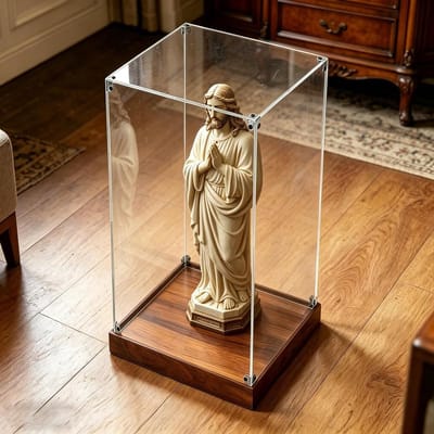 Acryl Vitrinekast - Displaybox - Verzamelen Tonen - Stofvrije Bescherming - Aanpasbaar formaat - Transparant