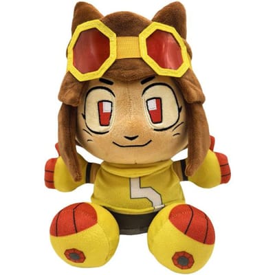 23cm Gameoverse Anime Pluche Speelgoed Set Met Roze Dino En Robot Knuffels Voor Kinderen Verjaardagscadeau Verzameling Decor 23CM