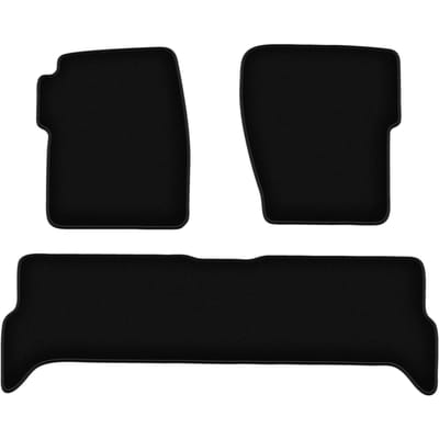 BASIC zwarte veloursmatten voor: Land Rover Discovery II off-road (1998-2004)