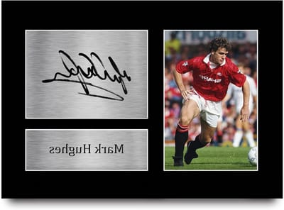 Gesigneerde Foto - Fotokaart - Cadeau voor Fans - Professioneel Afgewerkt - A4 formaat - Zwart